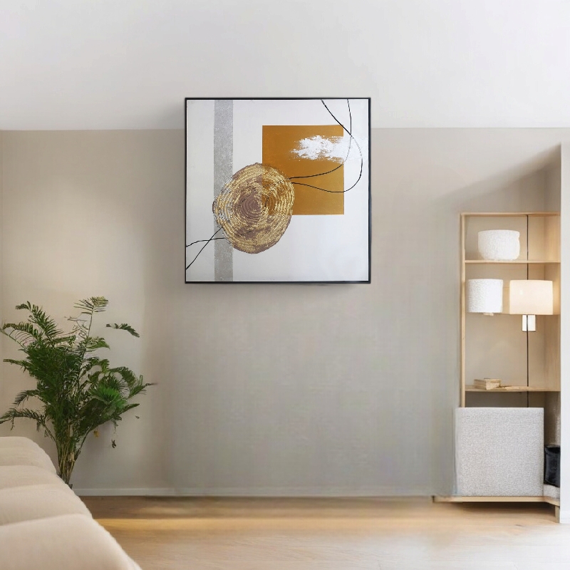  لوحه فنيه متعدده الالوان 100X100 سم 