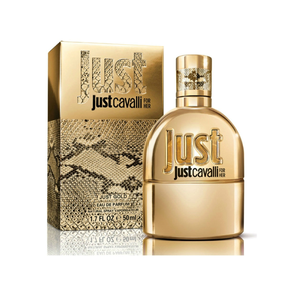 عطر جست جولد من روبرتو كافالي للنساء ، أو دي بارفان ، 50 مل