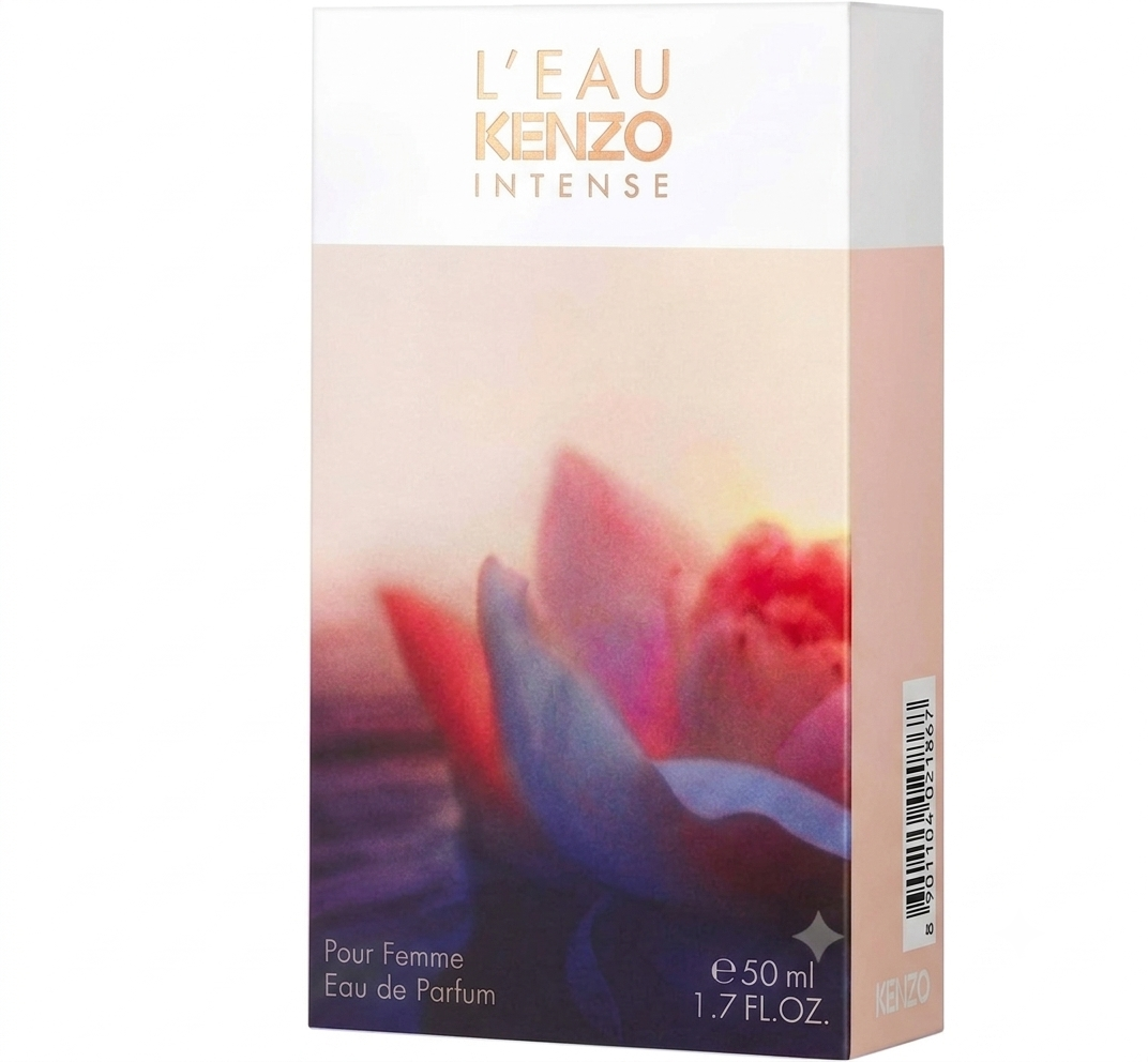 علبة عطر لو كنزو إنتنس 50 مل، تغليف العطر الأصلي من حديقة العطور.