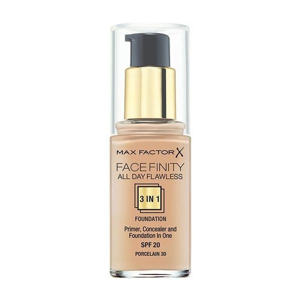 Max Factor Face Finity All Day Flawless 3 in 1 Foundation 30 Porcelain