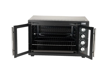  فرن اكسبير 80 لتر 2800 واط مروحة باب مزدوج اسود XPTO080L-24 