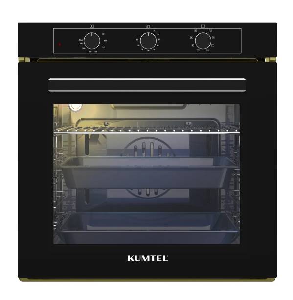  Comtel Built-in Electric Oven 85 Liters Black Glass 
