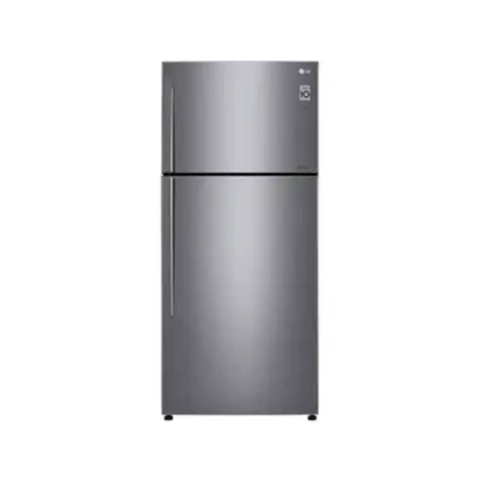  Double door refrigerator, 20.9 feet, LG, silver 