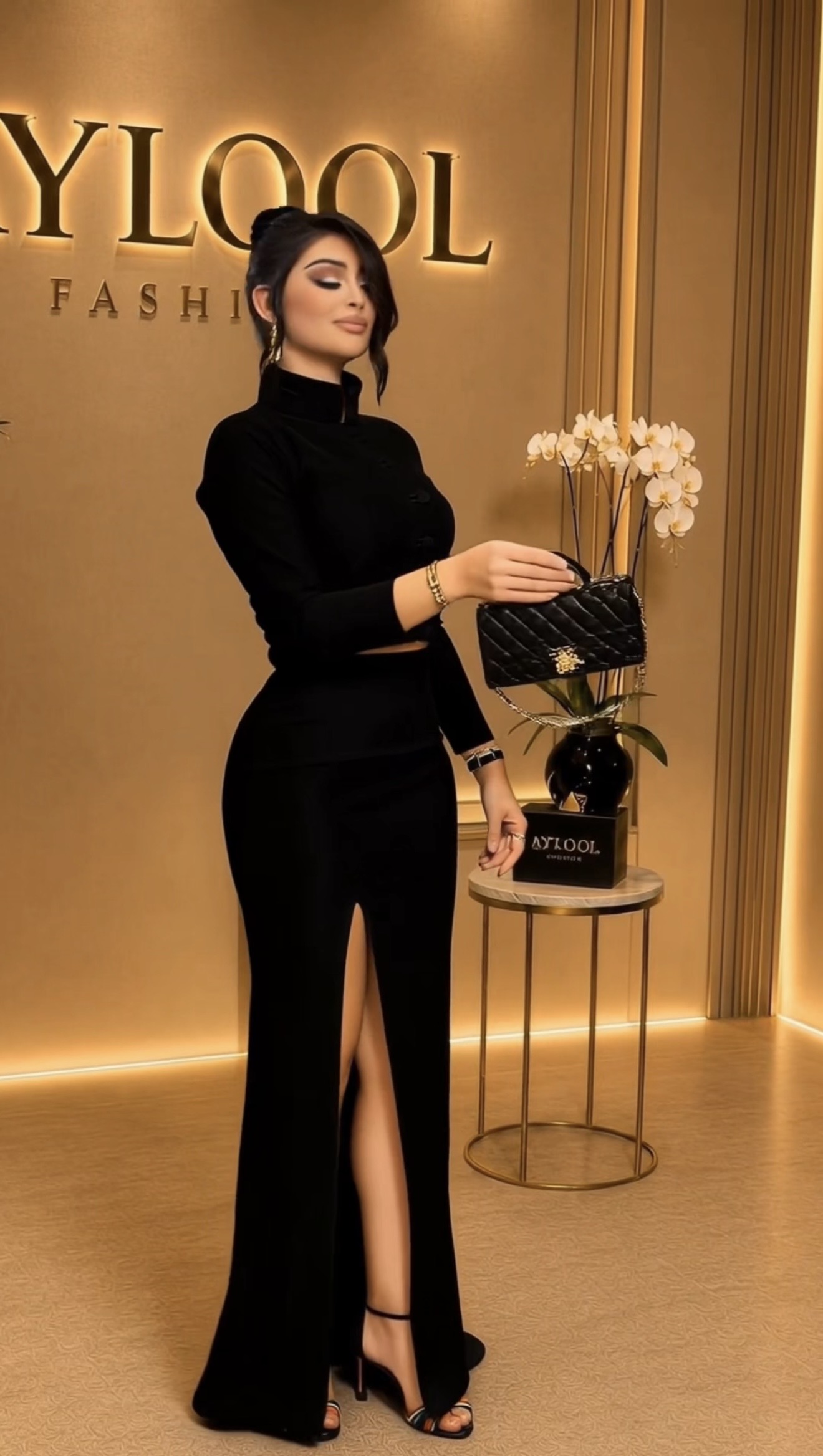 فستان مناسبات اسود