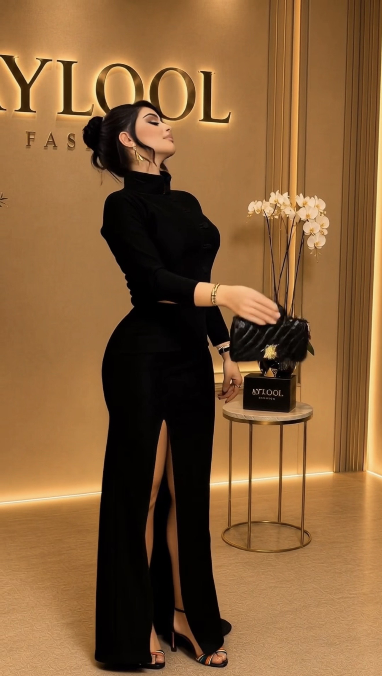 فستان مناسبات اسود