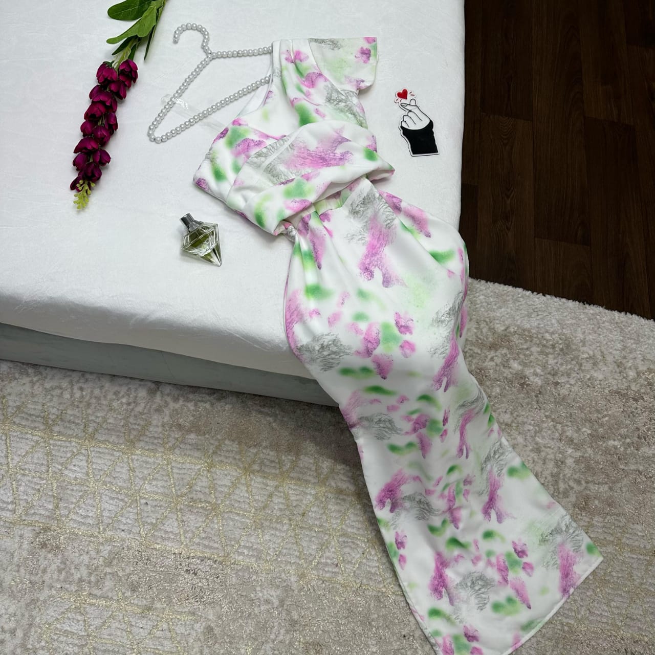 فستان ناعم طباعه