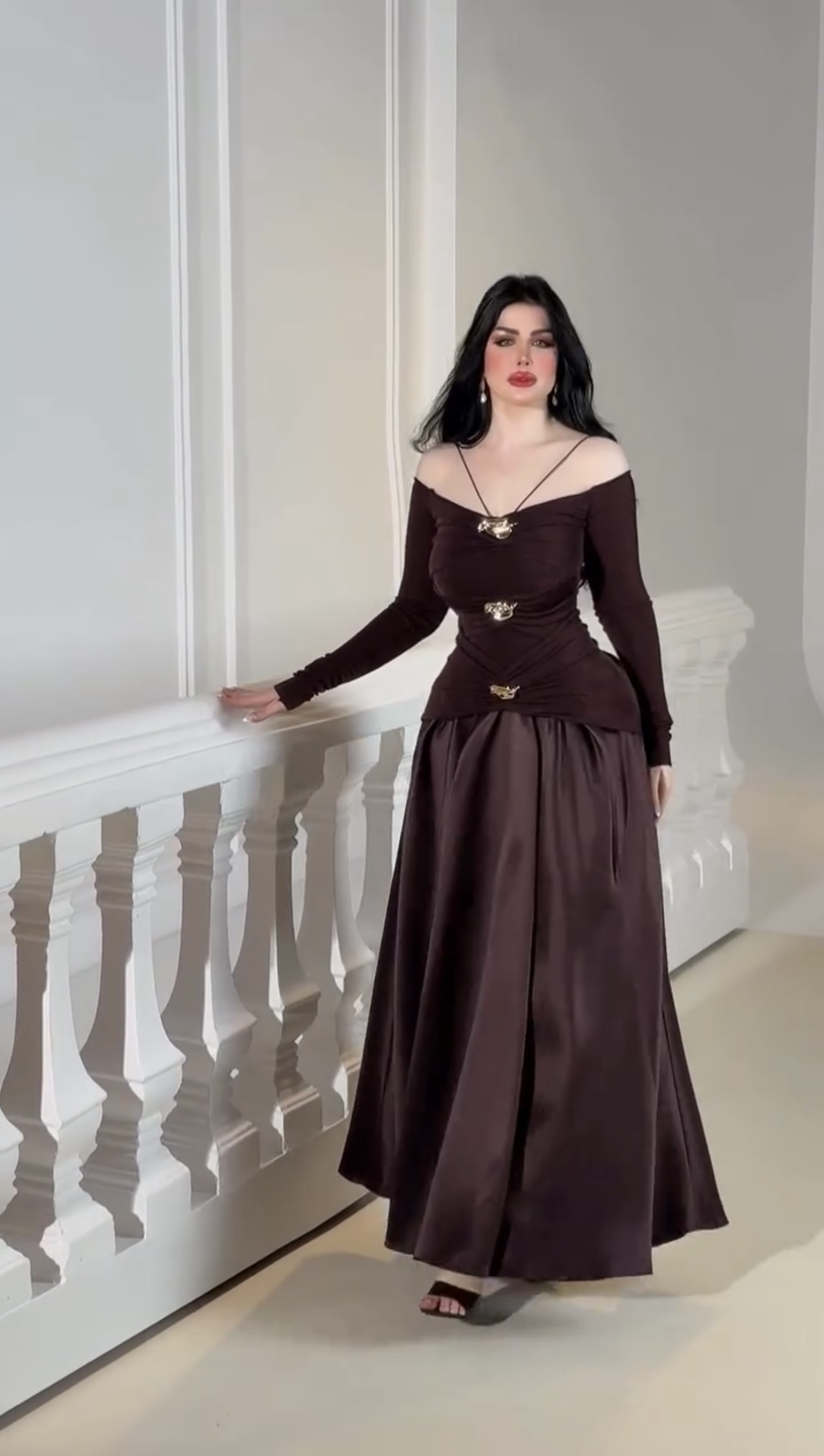 فستان سهرة ناعم 