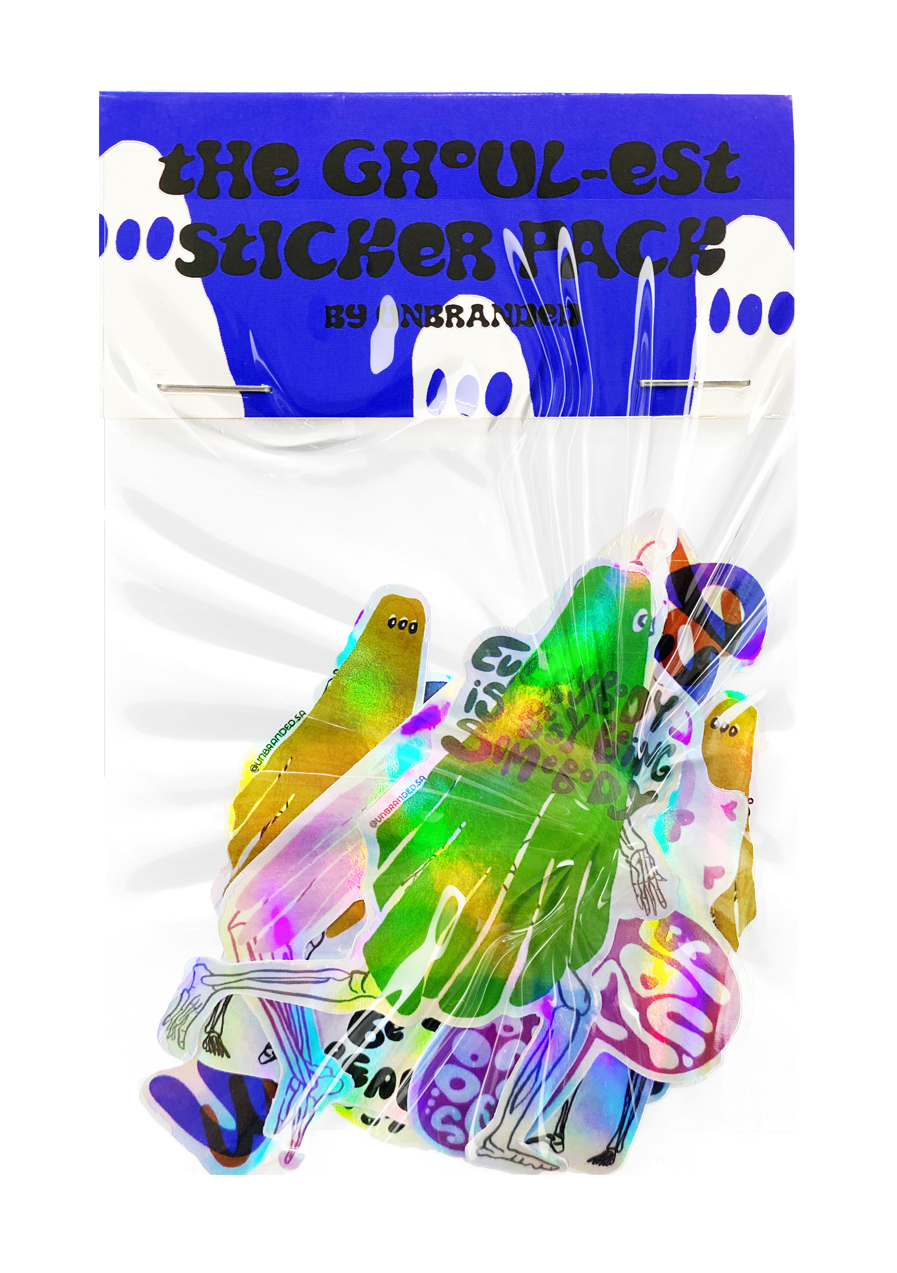 HOLOGRAPHIC GHOSTS STICKER PACK