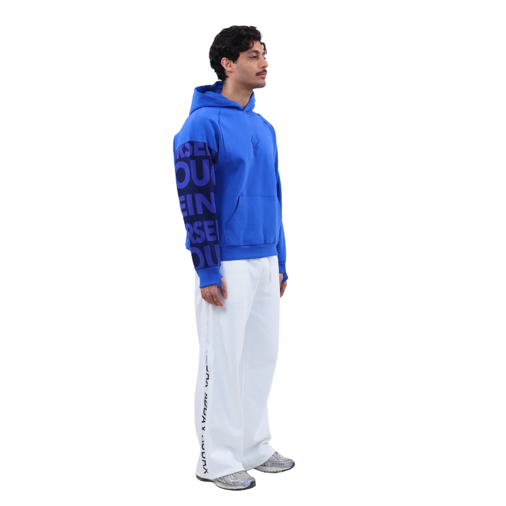 هودي ADDAX Royal Sleeve – تصميم فاخر بكمّ مطبوع وهوية عصرية للجنسين