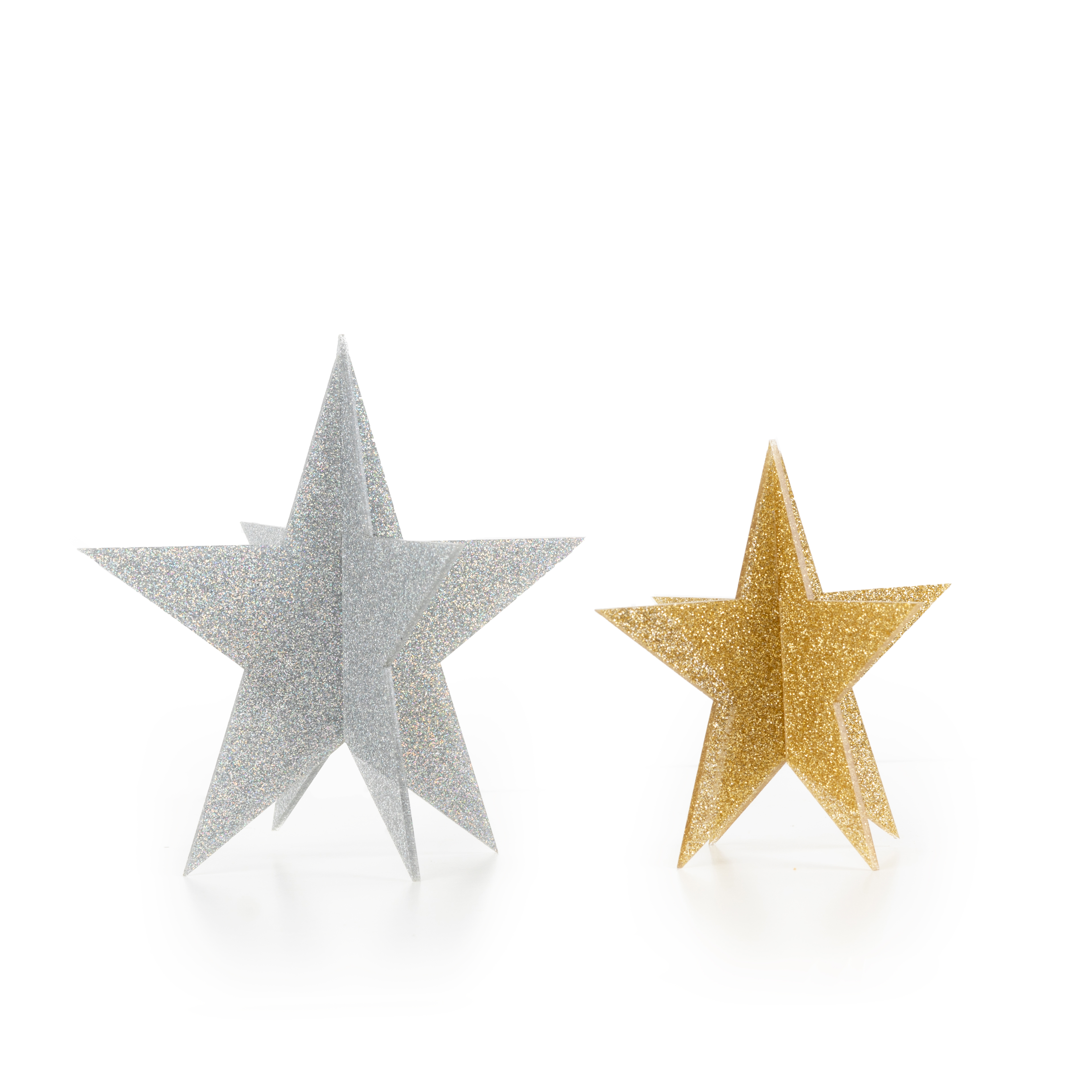  ACRYLIC STAR ORNAMENT GIFT SET BY DAREE HOME 