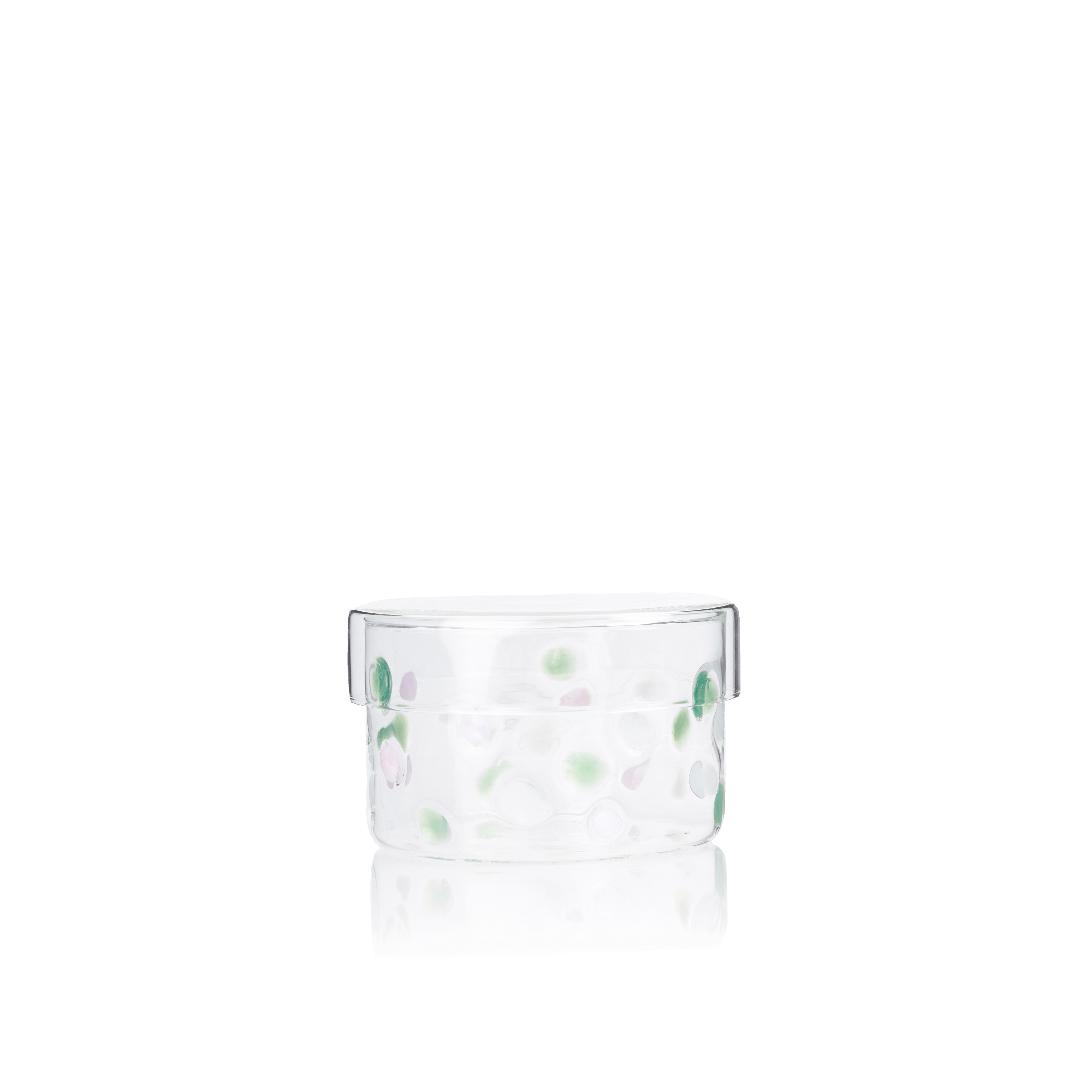   SPECKLED GLASS JAR BY DAREE HOME 