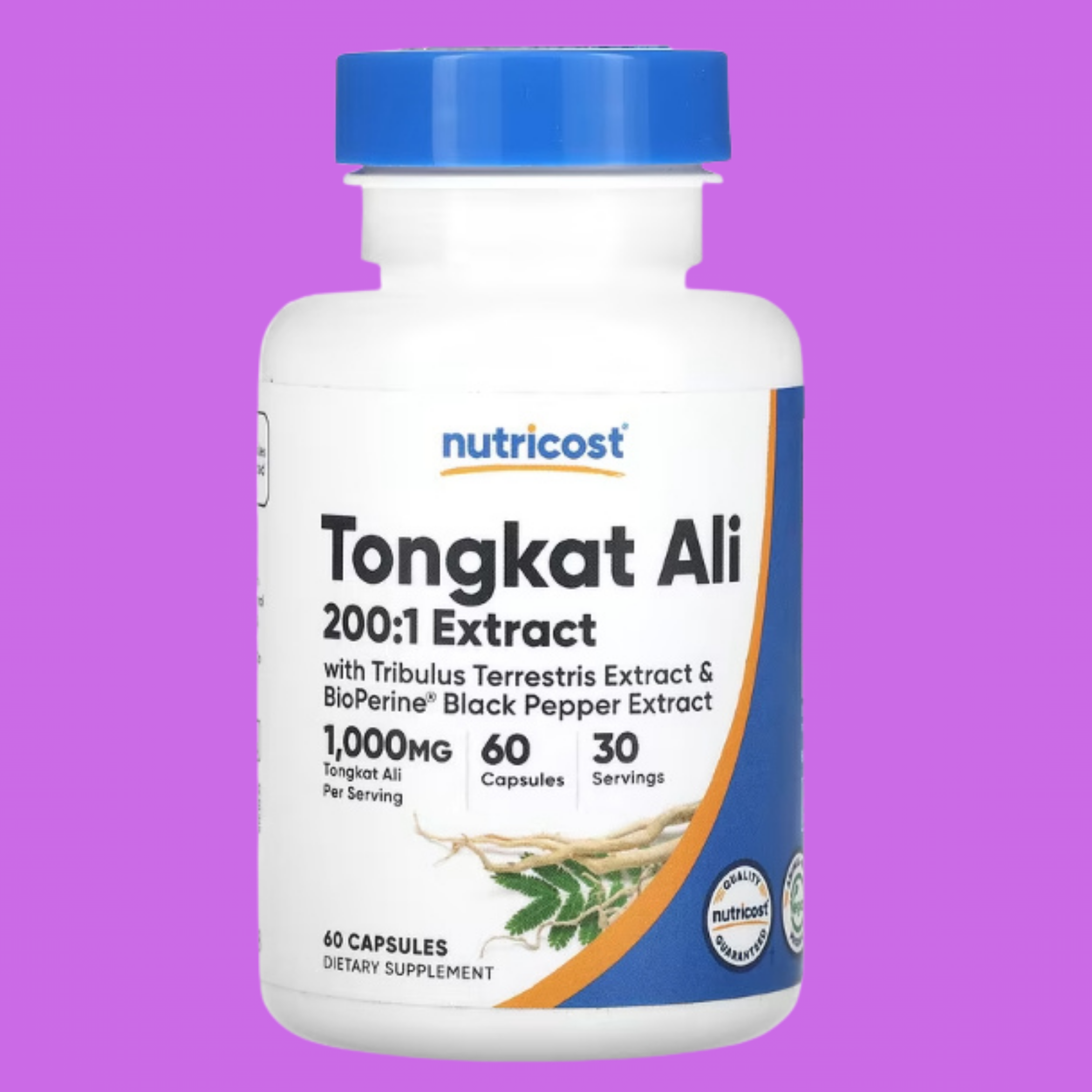Tongkat Ali 1000 mg 60 Capsules by Nutricost