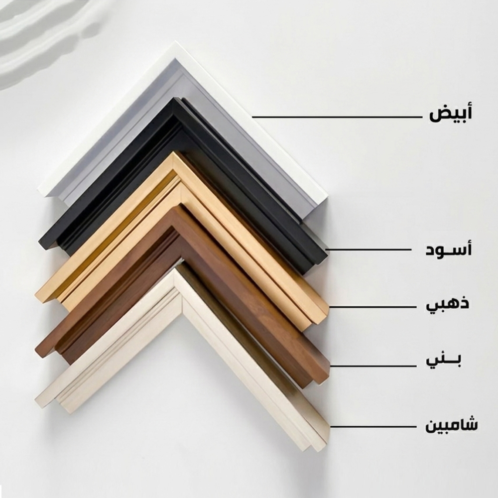 خيارات ألوان إطارات اللوحات الجدارية من روفيكا
