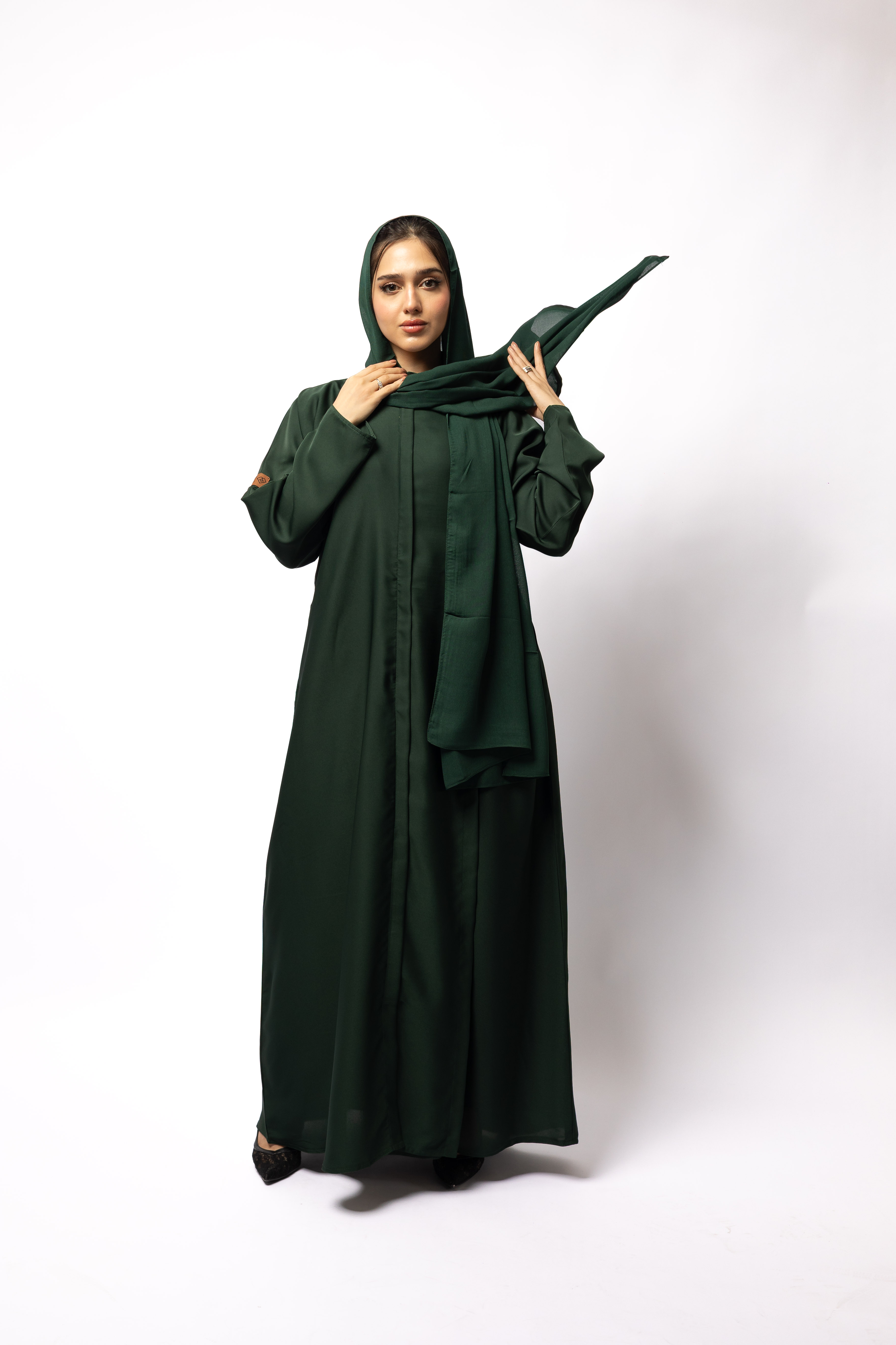  Green Umrah Abaya 0041 