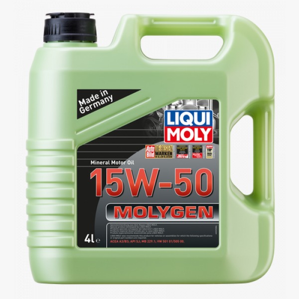 【新品未開封3個セット】LIQUI MOLY 15W-50 MOLYGEN 4L LIQUI MOLY Molygen 15W-50 Engine Oil 4L