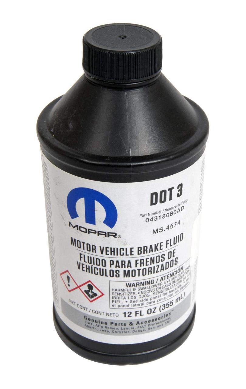 MOPAR VEHICLE BRAKE FLUID DOT 3