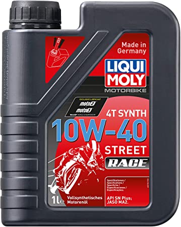 عبوة زيت محرك ليكوي مولي (Liqui Moly) 10W-40 ستريت ريس للدراجات النارية