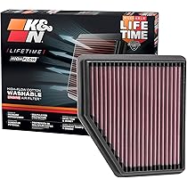 High-performance K&N engine air filter compatible with Nissan Altima vehicles