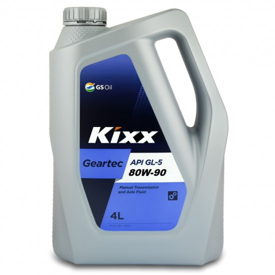 Kixx Geartec 80W-90 GL-5 Transmission & Axle Fluid 4L