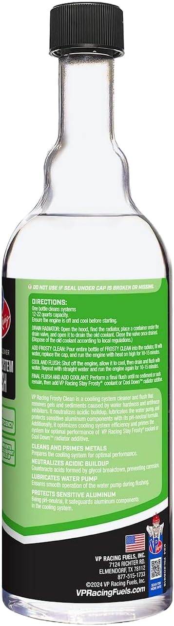 VP radiator cleaner product bottle