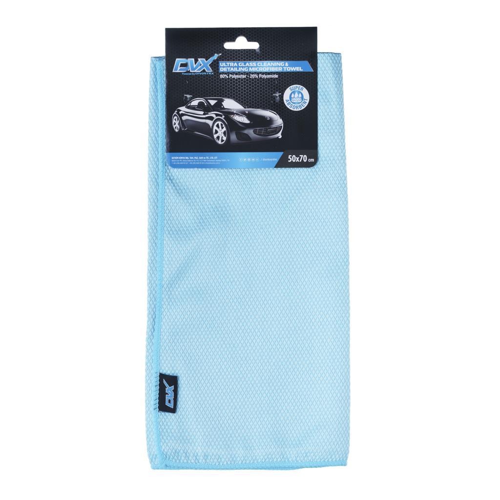 Blue glass and surface cleaning towel from the Turkish brand DVX
