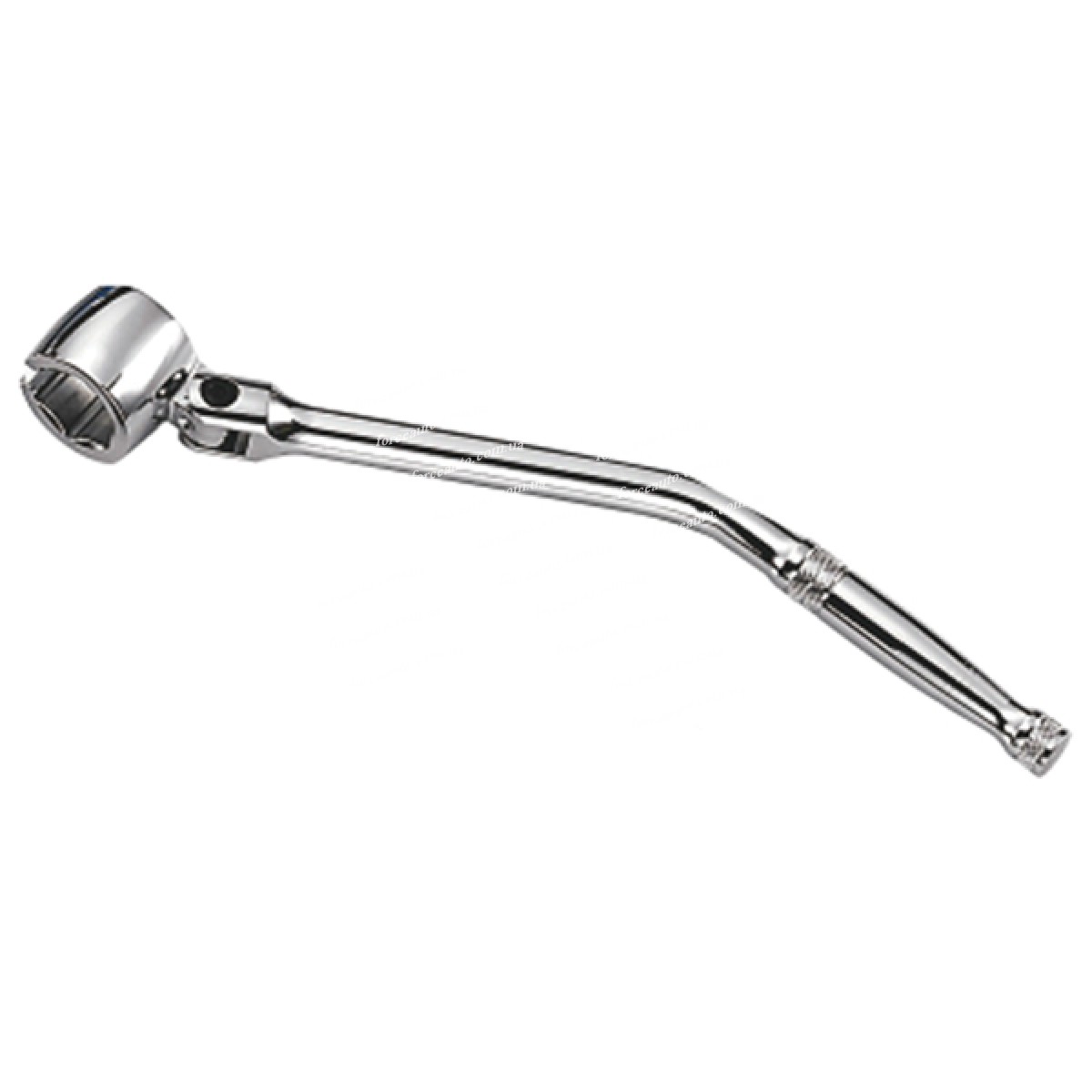 JTC oxygen sensor wrench displaying its polished chrome steel body
