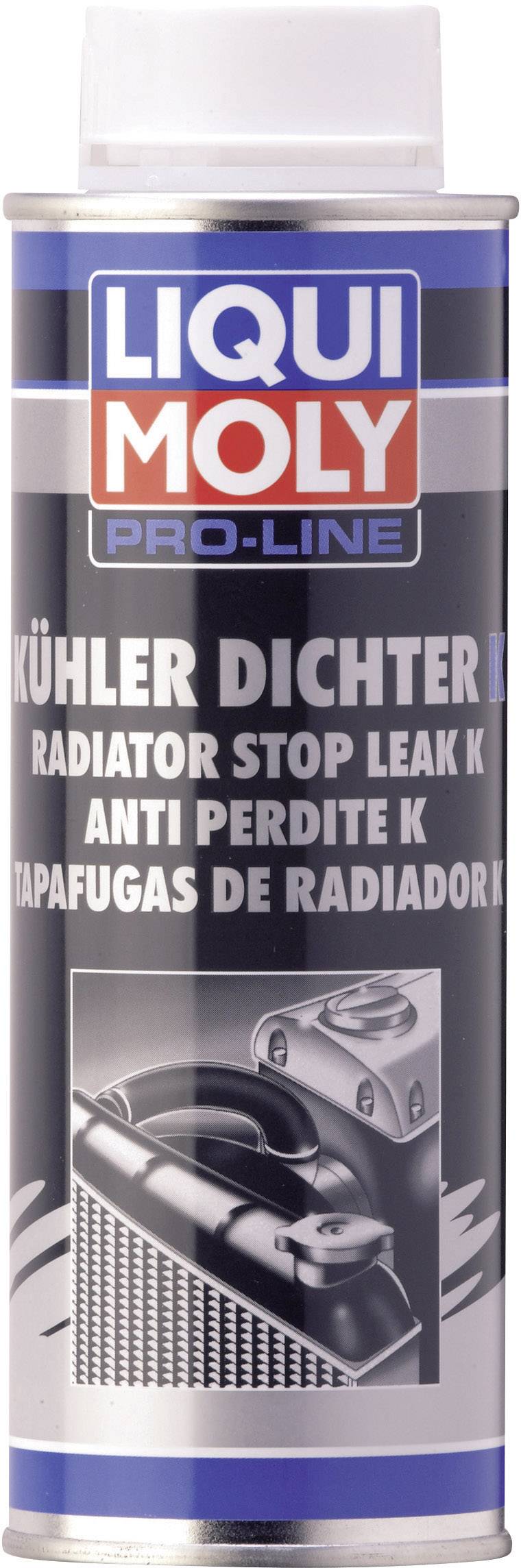 A 250mL can of Liqui Moly Pro-Line Radiator Stop Leak cooling sealant