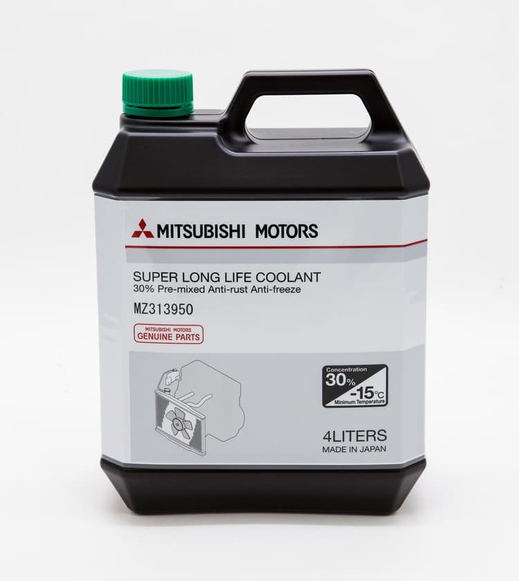 Genuine Mitsubishi Green Coolant 30% Pre-mixed 4L