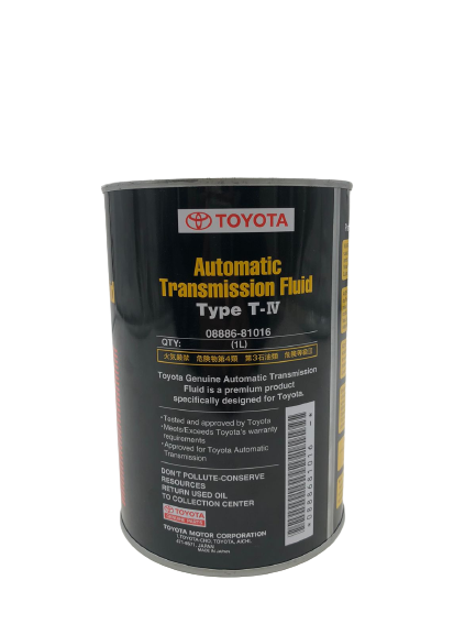 1L bottle of genuine Toyota Automatic Transmission Fluid Type T-IV