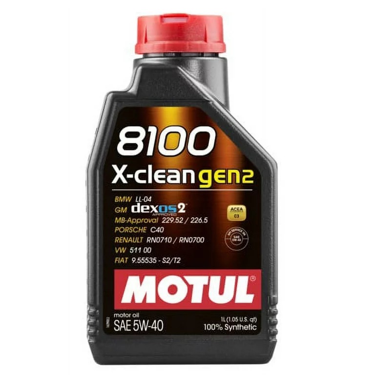 Motul 8100 X-clean gen2 5W-40 full synthetic motor oil 1L