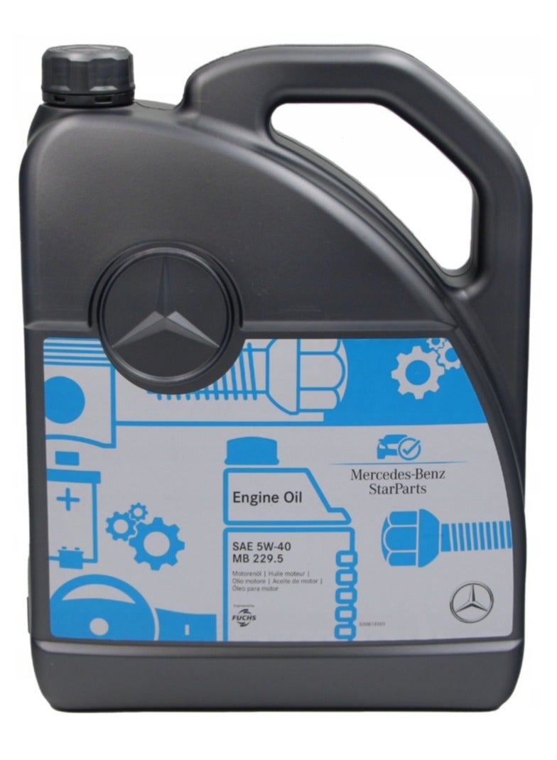 Genuine Mercedes-Benz 5W-40 Engine Oil - 5L | CarBoost