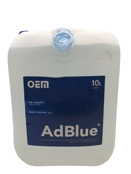 10L AdBlue Diesel Exhaust Fluid bottle made in Germany