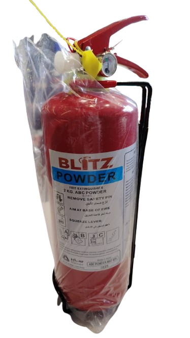 طفاية حريق BLITZ 2 كيلو مع ستاند