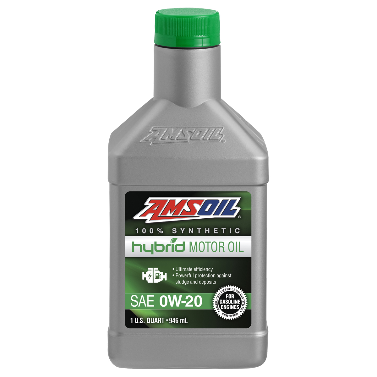 صورة لعبوة زيت أمزويل (AMSOIL) هجين SAE 0W-20 أمريكي الصنع