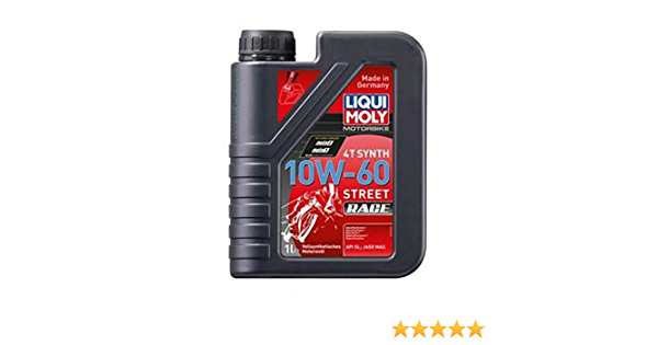Liqui Moly 4T Street Race 10W-60 motor oil bottle