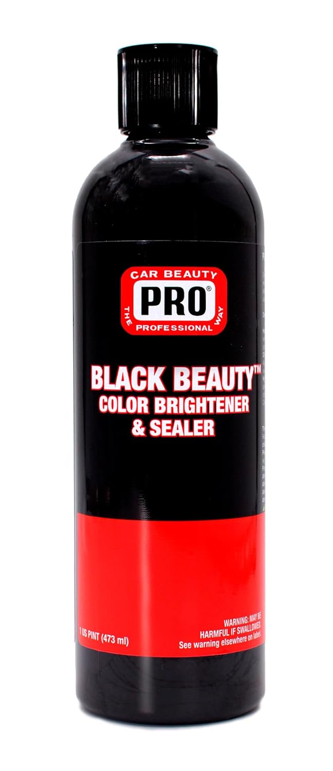 PRO Black Beauty color brightener and sealer bottle for black car paint