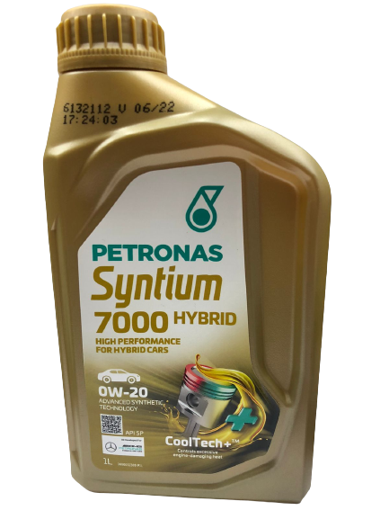 PETRONAS Syntium 7000 Hybrid 0W-20 Full Synthetic Oil 1L