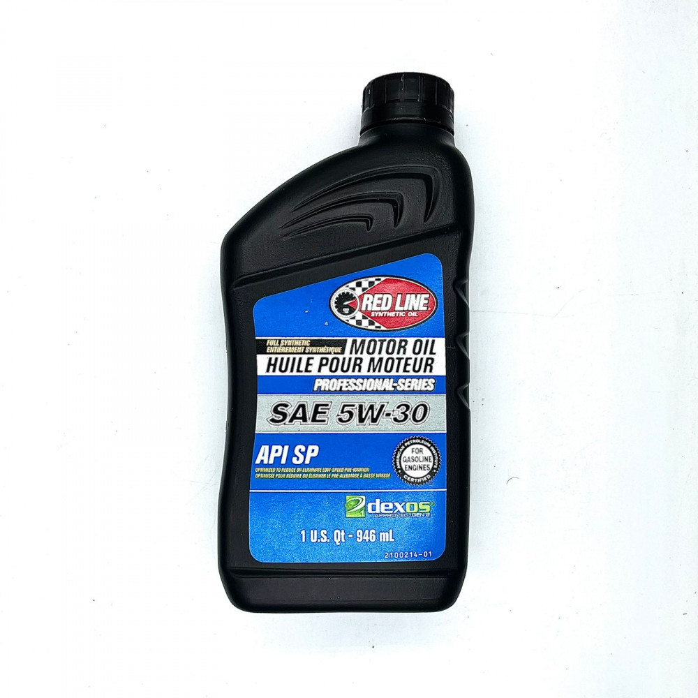 RED LINE SAE 5W-30 エンジンオイル 946mL✕3本 RED LINE Professional Series 5W-30 Full Synthetic Oil 946ML