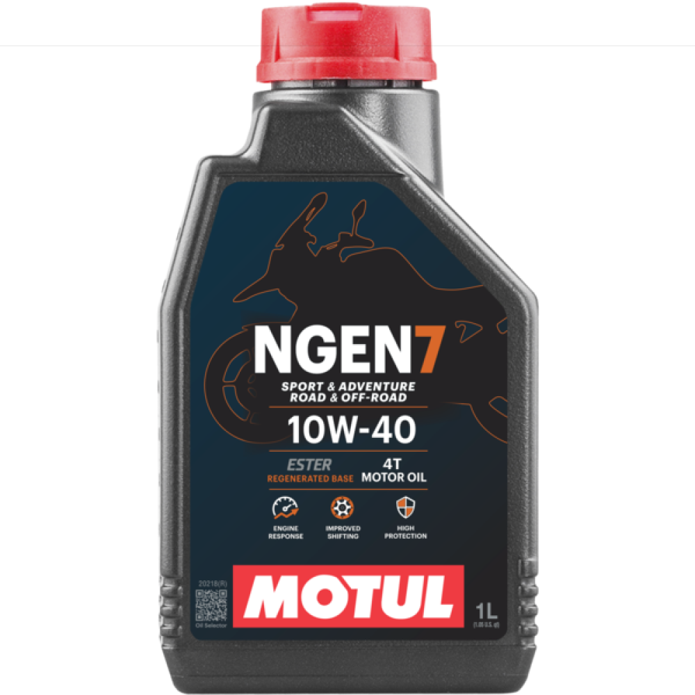 عبوة زيت دراجات نارية موتول NGEN 7 10W-40 سعة 1 لتر