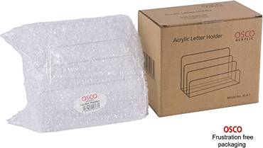 Clear Acrylic Letter Holder,145 mm x 175 mm x 96 mm 