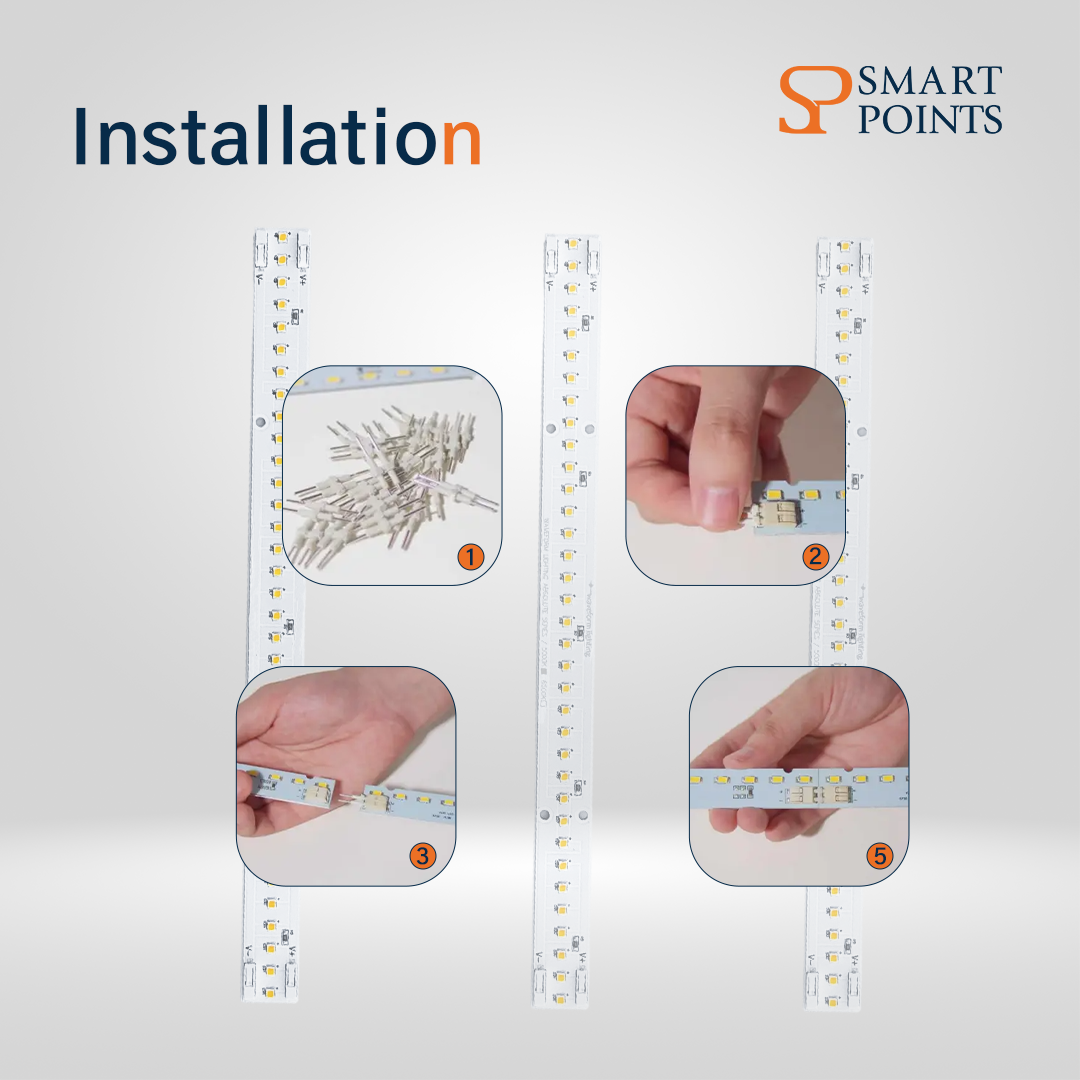  شريط إضاءة LED مسطرة – 60 سم / 96 سم 