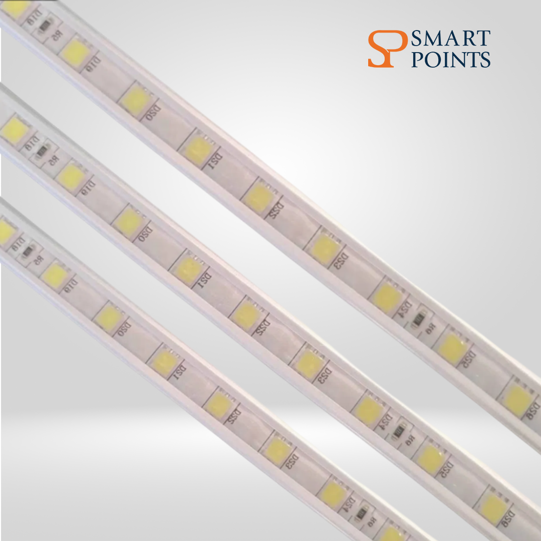   شريط إضاءة LED – مرن ومقاوم للماء (12 فولت، بطول 5 أمتار، متوفر بـ 10 ألوان) 