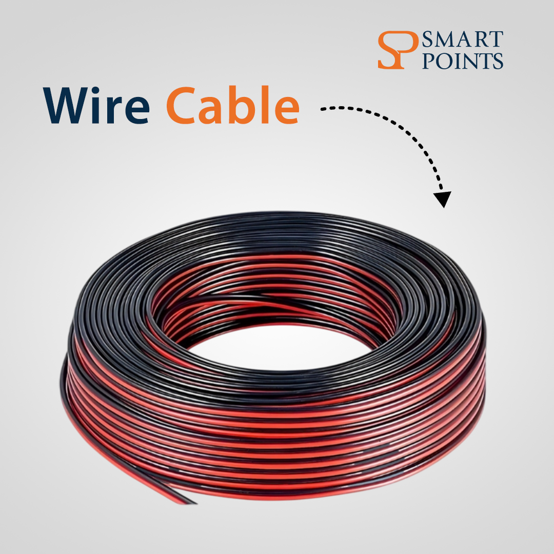  Premium Red & Black Wire Cable Roll – Flexible Copper Core (High Durability) 