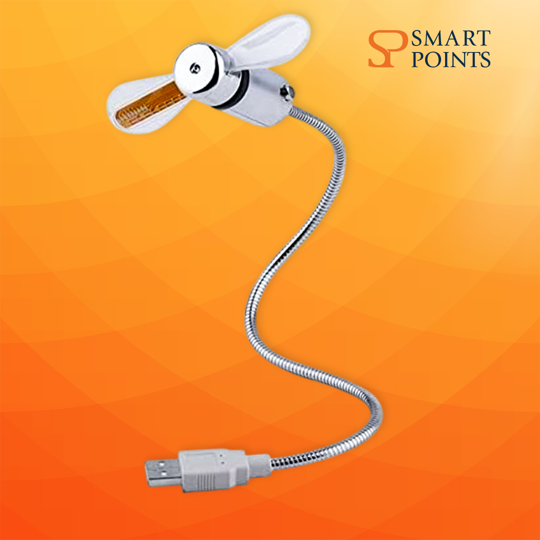  مروحة هولوجرام USB – قابلة للبرمجة برسائل LED 