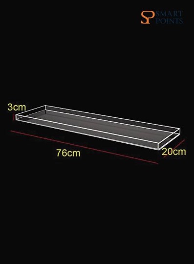  Durable Clear Acrylic Towel Tray,Lucite Bathtub Caddy 