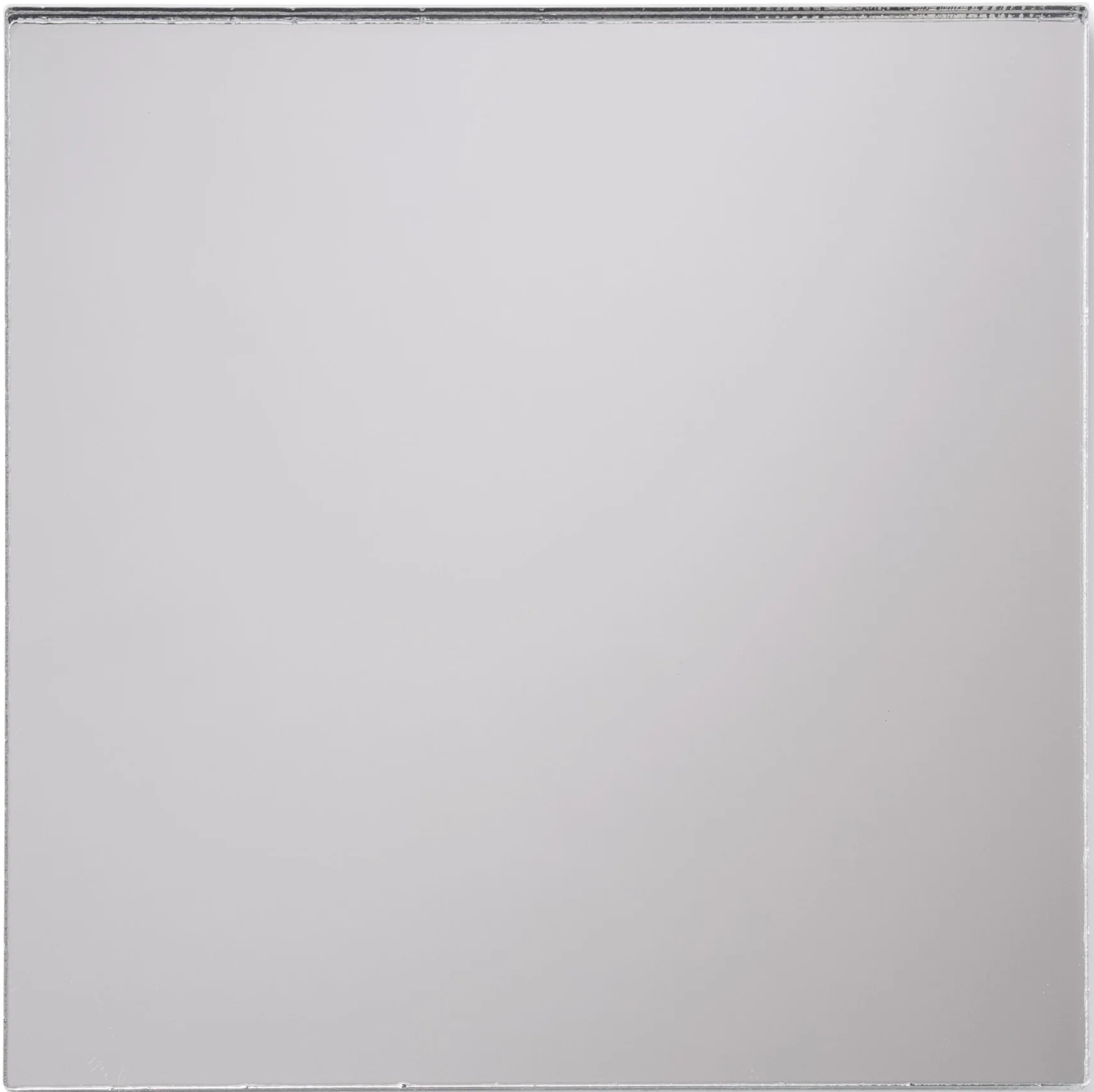  لوح أكريليك مرآة فضية بدون لاصق ‎1.22م × 2.44م × 1.0مم‎ 
