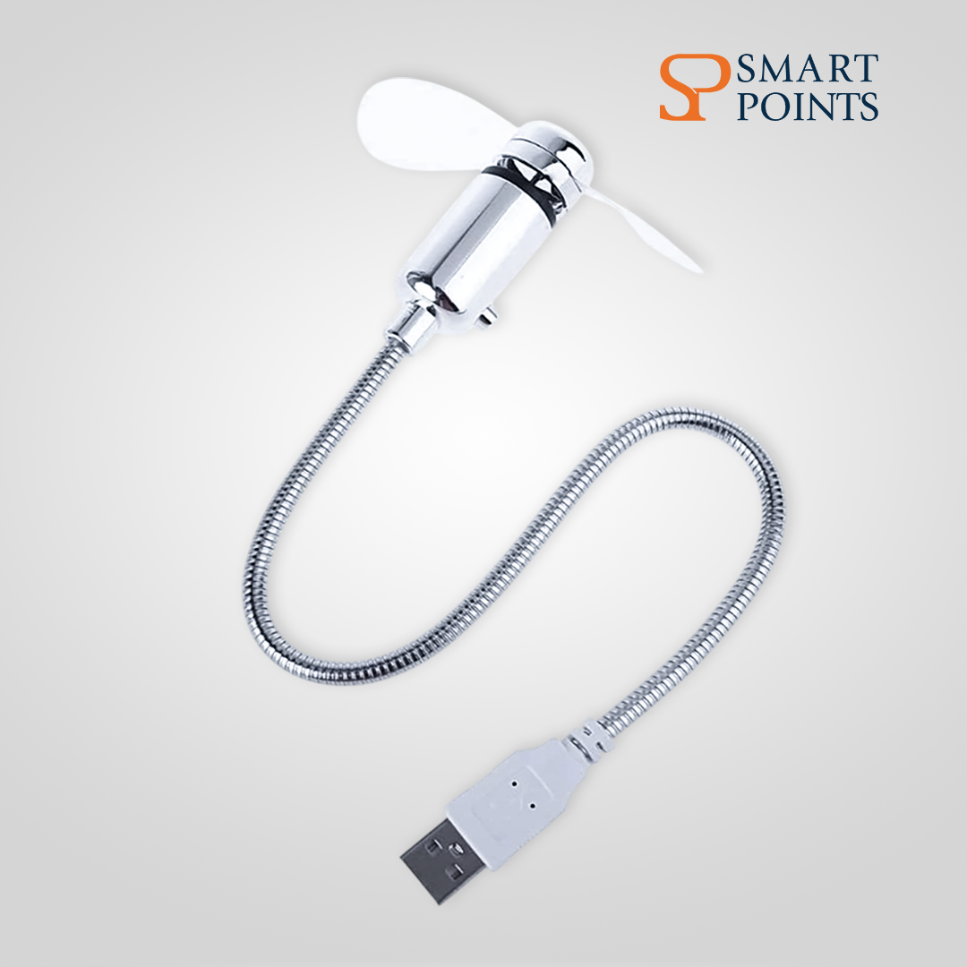  مروحة هولوجرام USB – قابلة للبرمجة برسائل LED 