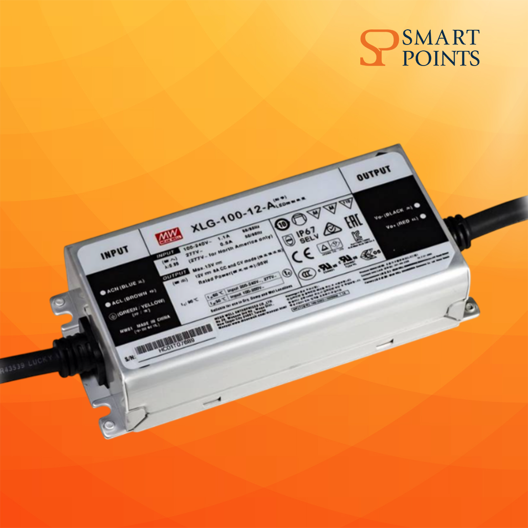  محول طاقة مينويل – درايفر LED مقاوم للماء (12 فولت، خيارات متعددة للواط) 