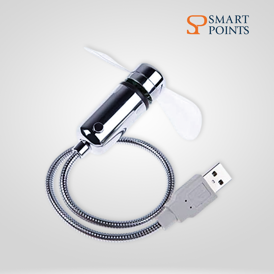  مروحة هولوجرام USB – قابلة للبرمجة برسائل LED 