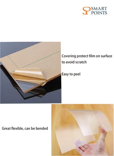  10pcs Acrylic Sheet 1mm Clear Acrylic Plexiglass Plastic Sheets for Crafts, 1mm Acrylic Plastic Sheet for Painting, Picture Frame, Printing etc(15 x 10cm) 